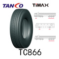 Preço barato de alta qualidade fabricada nos pneus de caminhão da China da fábrica de pneus Tanco TC866 TC869 Hot Sale